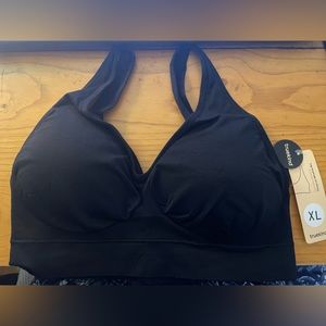 NWT Shapermint Truekind Everyday Essential Throw-On Wirefree Bra - Black Size XL